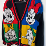 Vintage 90's DISNEY Characters Knit Cardigan Sweater