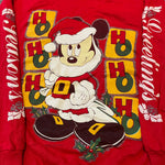 Vintage 90's DISNEY Mickey Mouse CHRISTMAS Sweatshirt