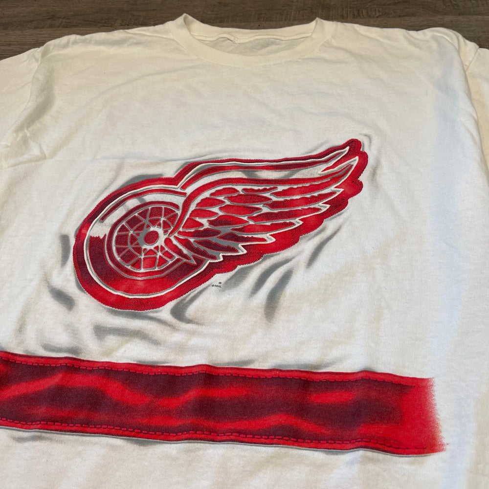 Vintage 90s Detroit RED WINGS Sergei Fedorov Starter Tshirt