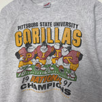 Vintage 1991 PITTSBURGH STATE Gorillas Varsity Sweatshirt