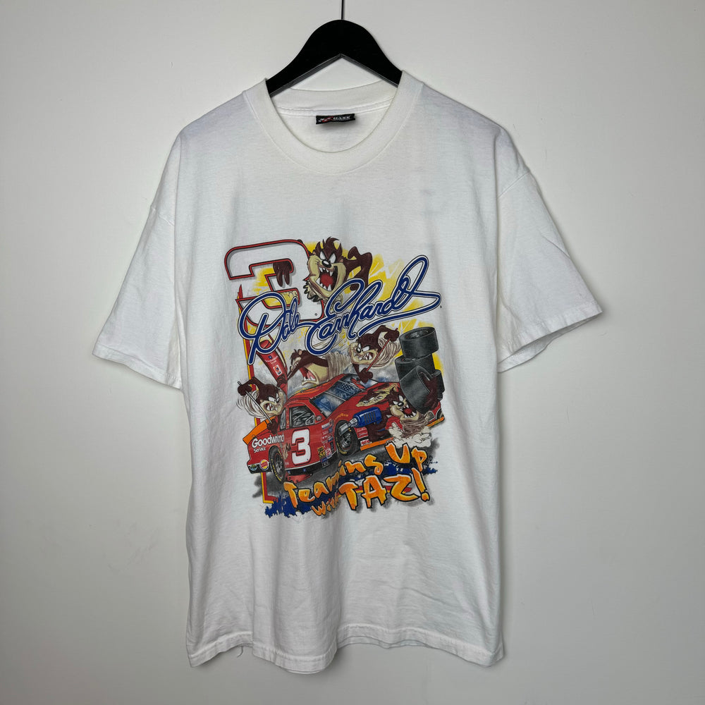 Vintage NASCAR Racing Dale Earnhardt TAZ Looney Tunes Tshirt