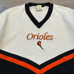 Vintage 1980's MLB Baltimore ORIOLES Knit Sweater