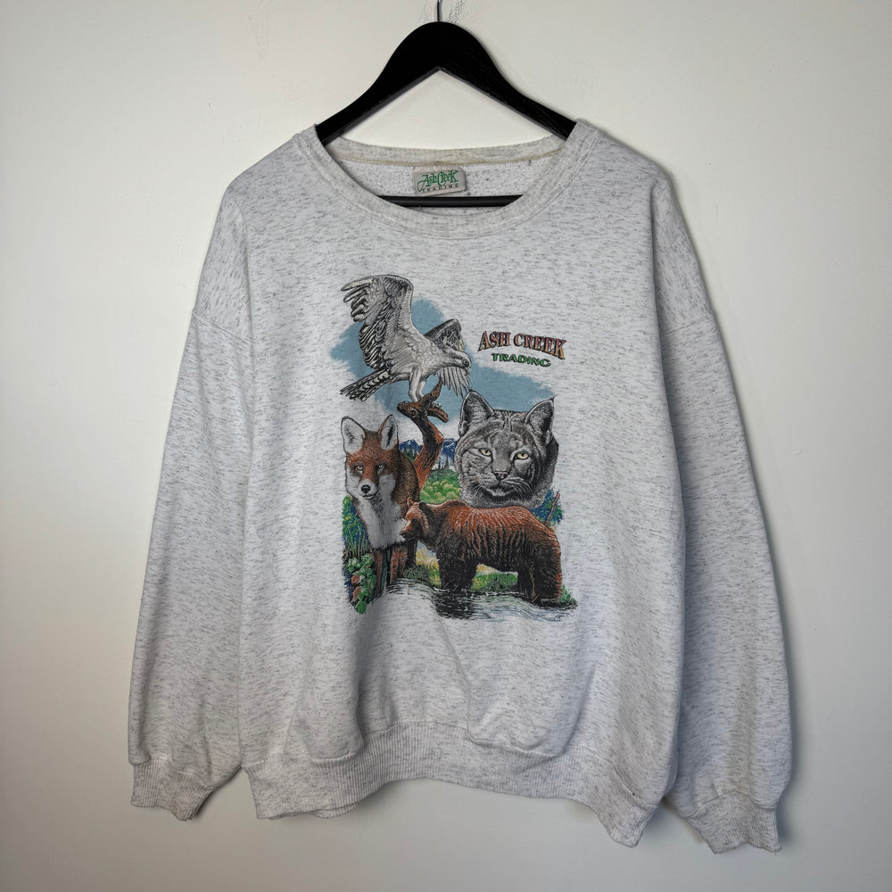 Vintage 90's WILDLIFE Animals Sweatshirt