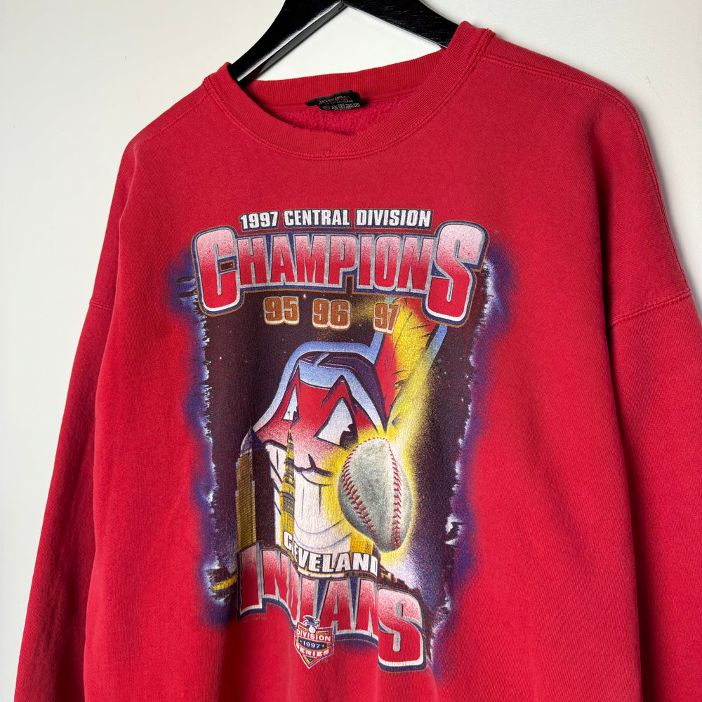 Vintage 90's MLB Cleveland Indians STARTER Sweatshirt