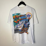 Vintage 90's NASCAR Racing Miller Lite Beer Rusty Wallace Tshirt