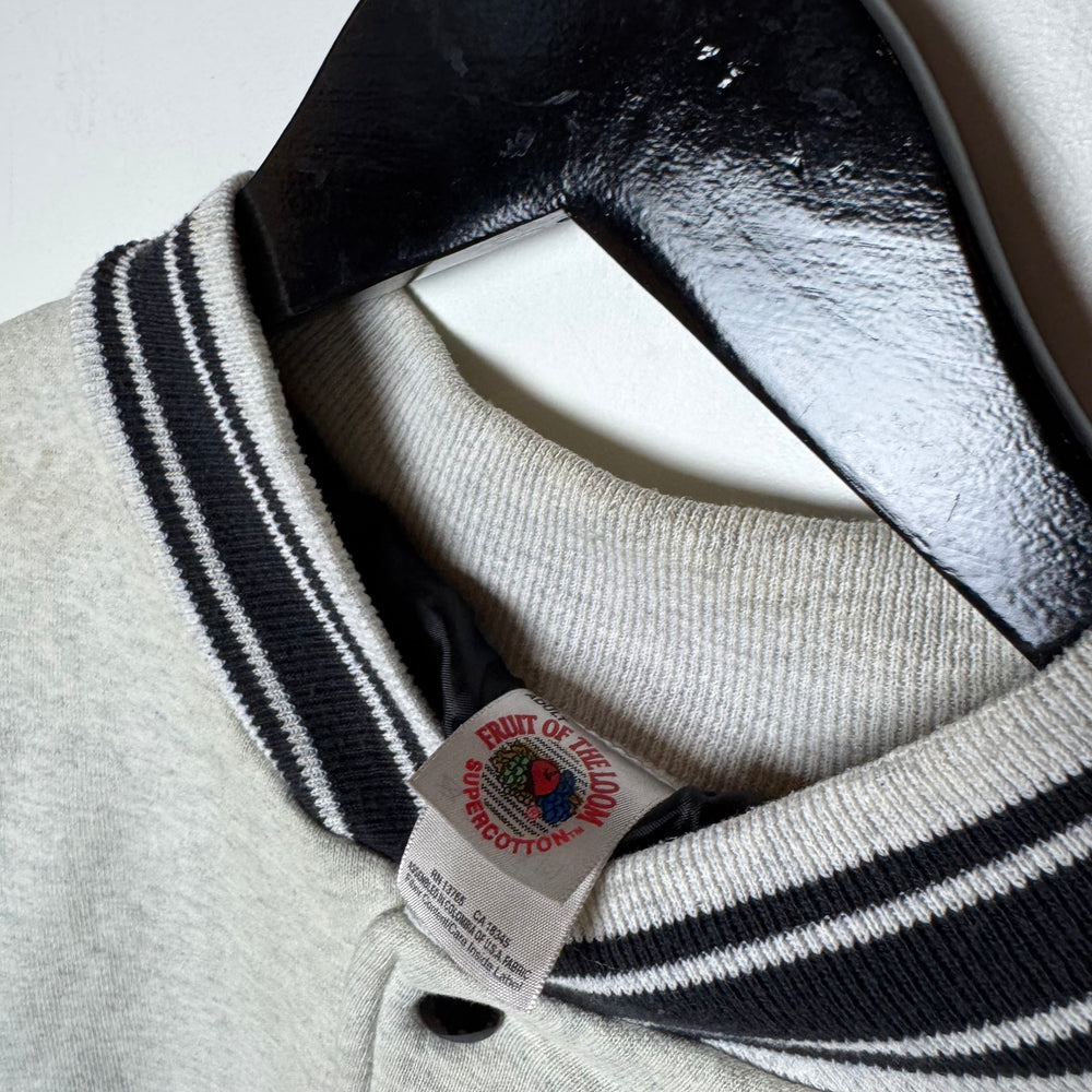 Vintage 90's NASCAR Racing Rusty Wallace Bomber Sweatshirt