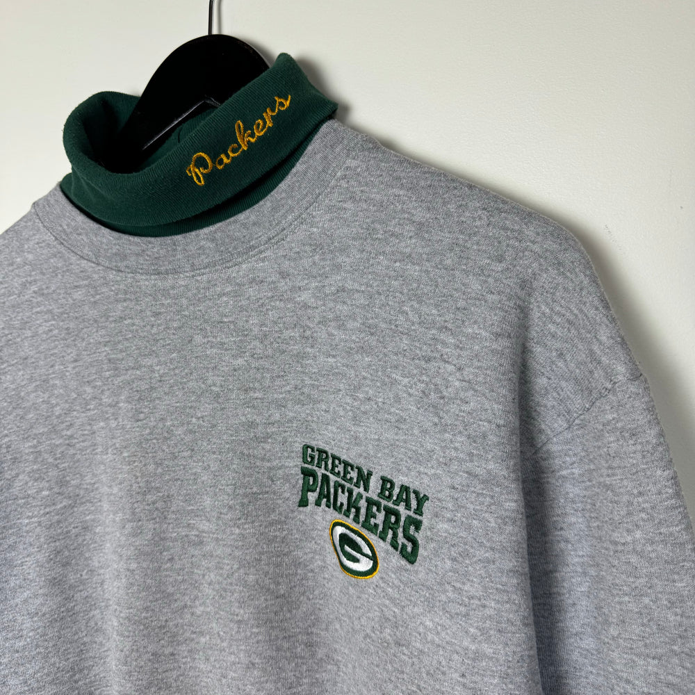 Vintage 90's NFL Green Bay PACKERS Turtleneck Sweatshirt