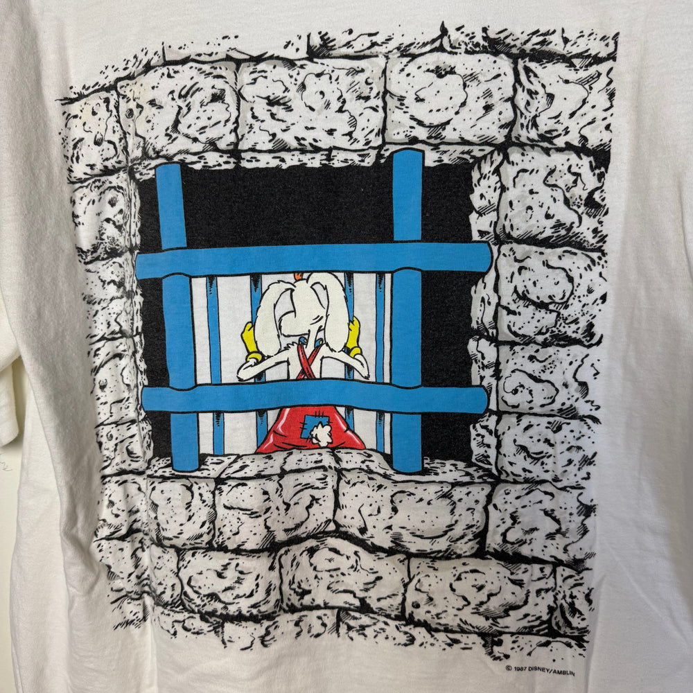 Vintage 1987 WHO FRAMED ROGER RABBIT Movie Promo Tshirt