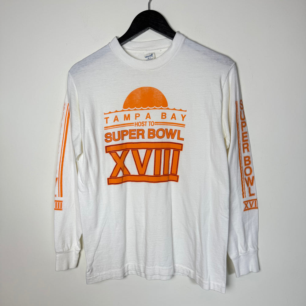 Vintage 1984 SUPERBOWL XVIII Tampa Bay Long Sleeve Tshirt