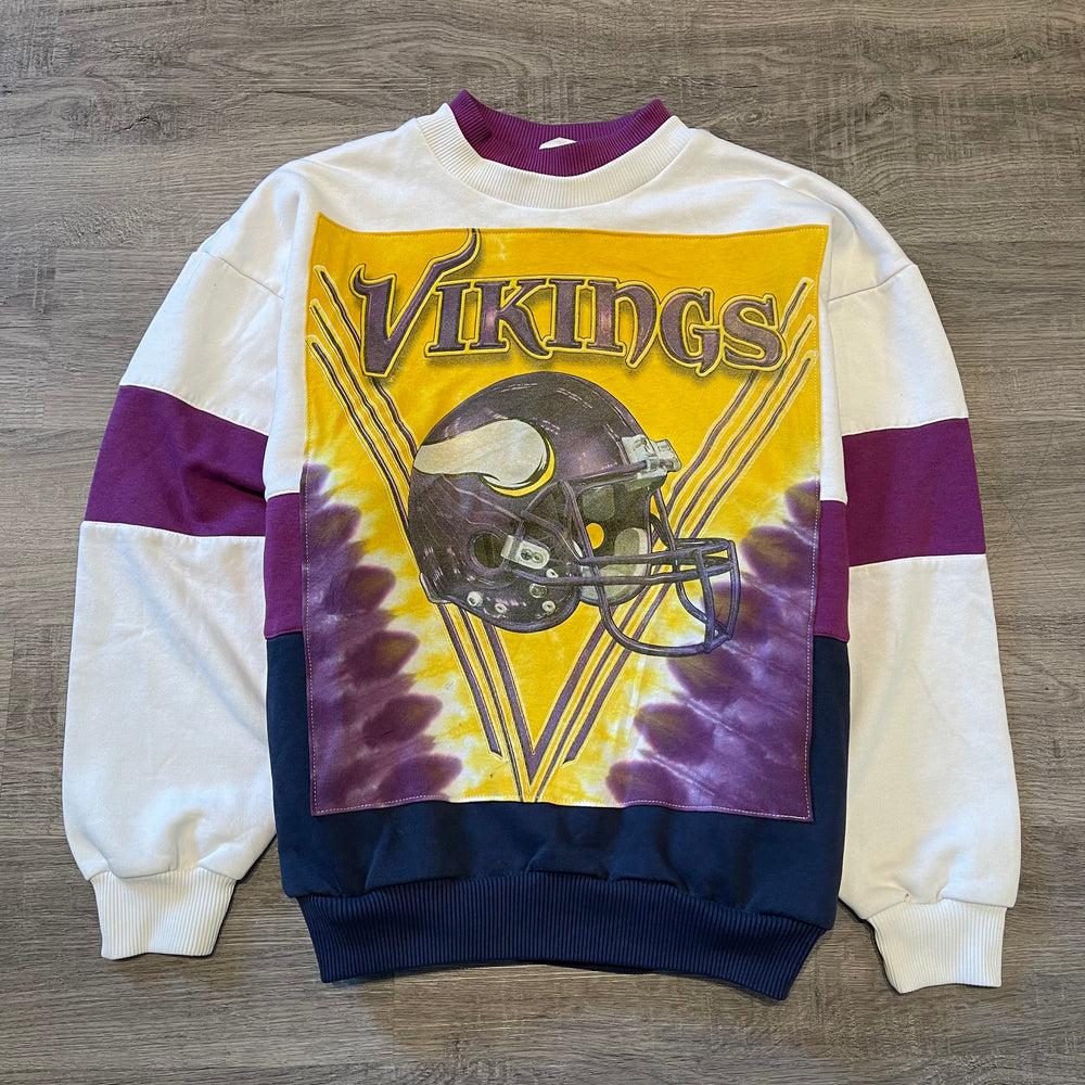 Vintage 90's NFL Minnesota VIKINGS Rework Sweatshirt