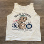 Vintage 2003 MLB Seattle Mariners Spring Training Tank Top Tshirt