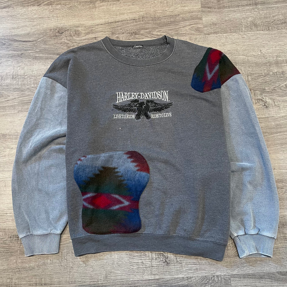 Vintage 90's HARLEY DAVIDSON Rework Sweatshirt