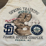 Vintage 2003 MLB Seattle Mariners Spring Training Tank Top Tshirt