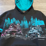 Vintage 1994 SNOWMOBILING Hoodie Sweatshirt
