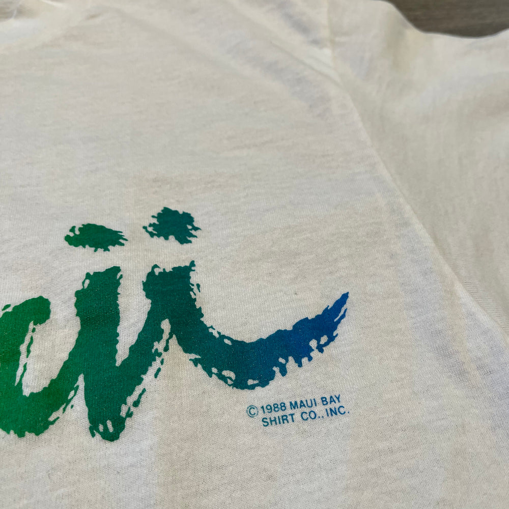 Vintage 1988 HAWAII Neon Print Tshirt