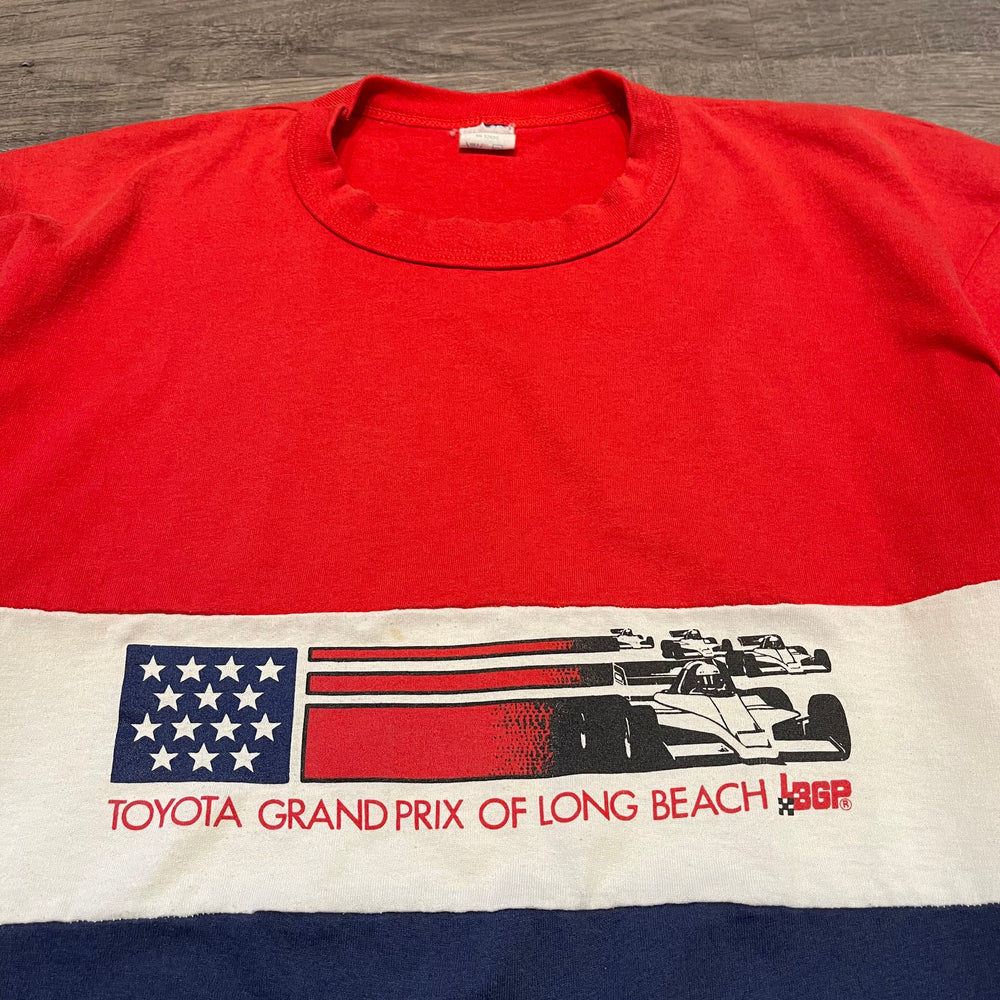 Vintage 1980's TOYOTA GRAND PRIX of Long Beach Racing Tshirt