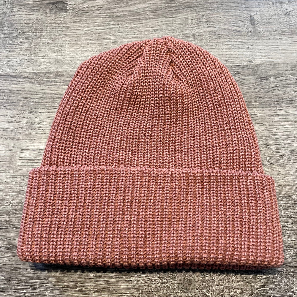 KNIT Beanie Hat - DUSTED PINK