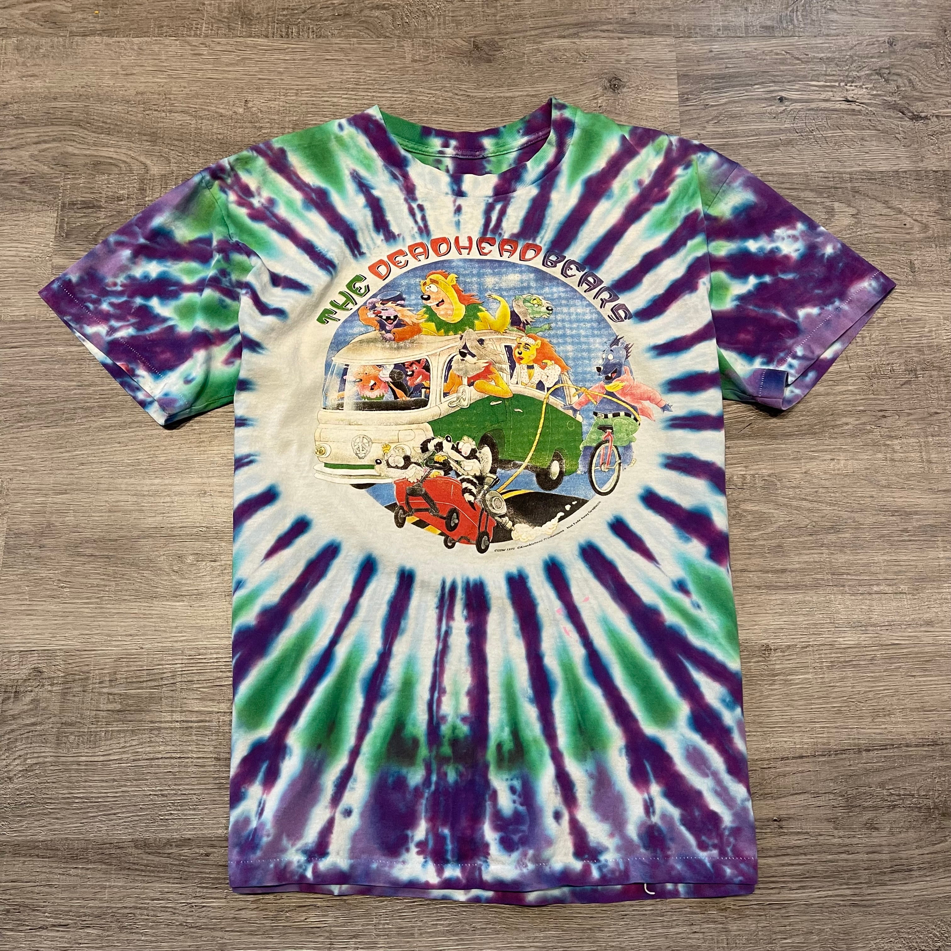 Vintage 1995 GRATEFUL DEAD Deadhead Bears Tie Dye Band Tshirt – Vintage  Instincts