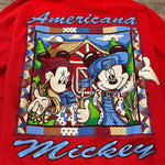 Vintage 90's DISNEY American Gothic MICKEY MOUSE Sweatshirt