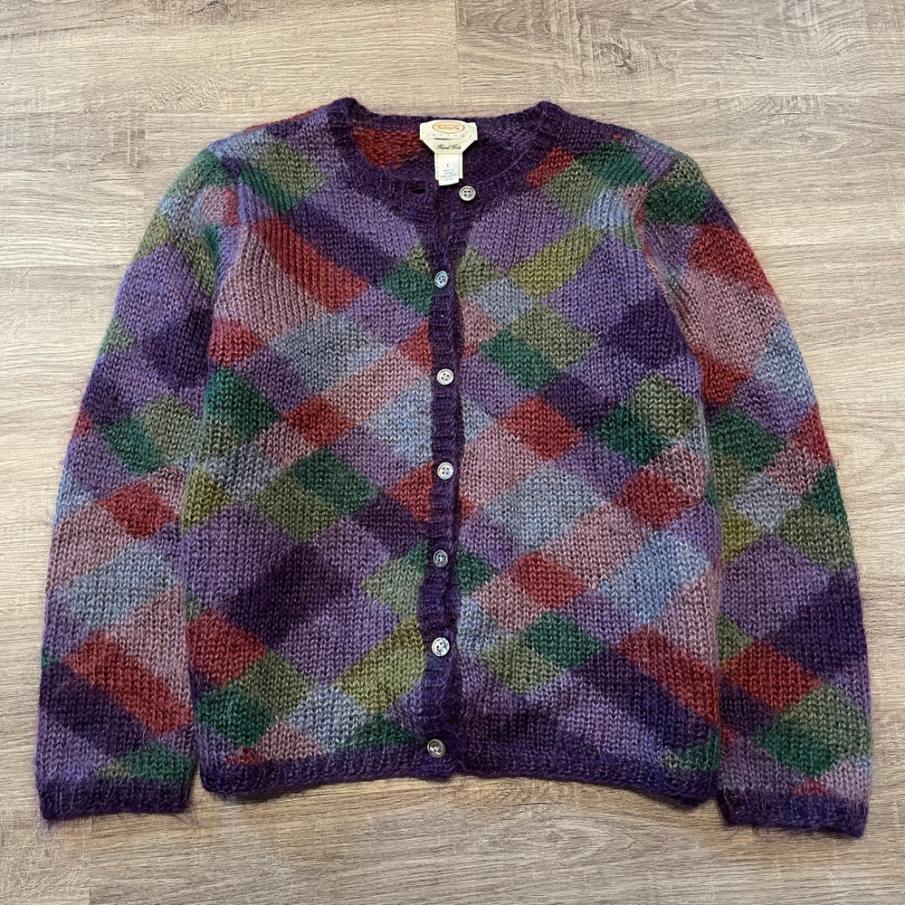 Vintage MOHAIR Knit Cardigan Sweater