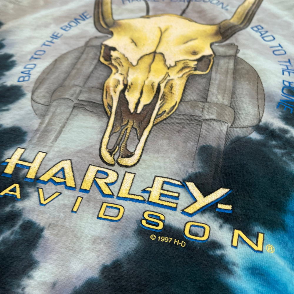 Vintage 1997 HARLEY DAVIDSON Tie Dye Tshirt