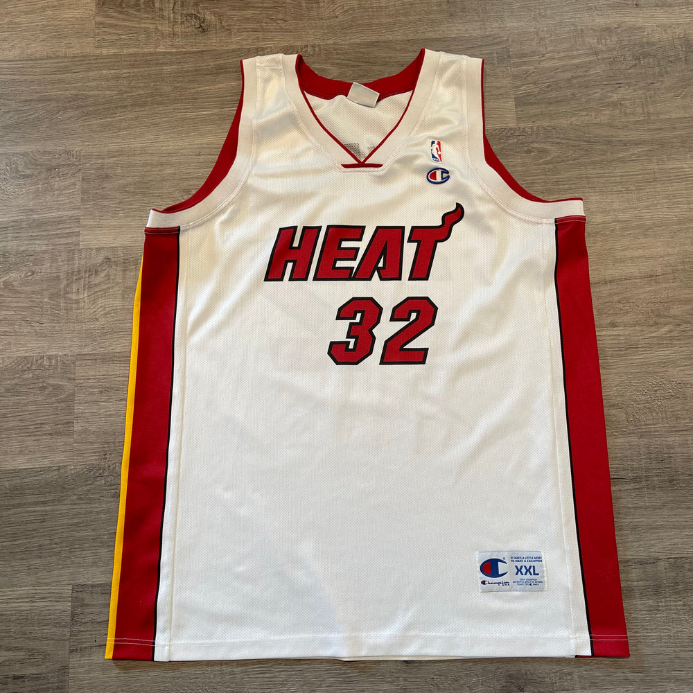Vintage NBA Miami Heat CHAMPION Shaquille O'Neal Basketball Jersey