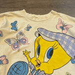 Vintage 90's LOONEY TUNES Tweety All Over Print Tshirt