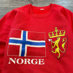 Vintage 1980's NORWAY Sweatshirt