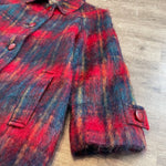 Vintage MOHAIR Wool Long Full Length Overcoat Jacket