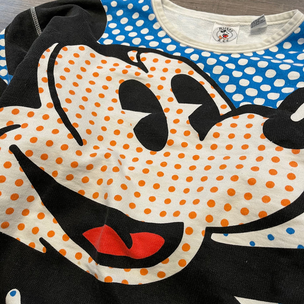 Vintage 90's DISNEY Mickey Mouse All Over Print Sweatshirt