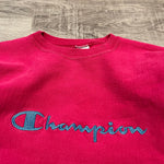 Vintage 90's CHAMPION Reverse Weave Script Logo Sweatshirt