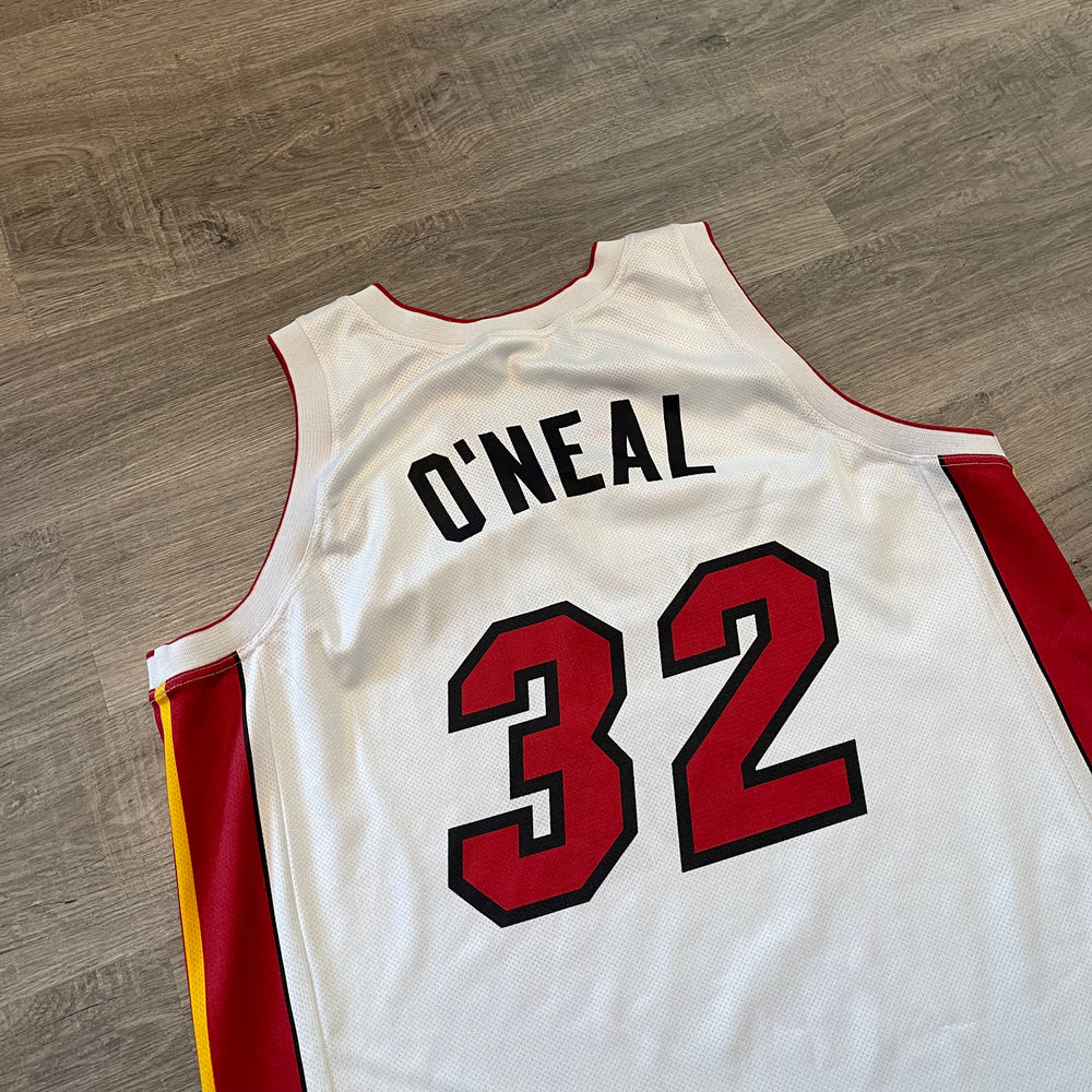 🏀 Shaquille O'Neal Miami Heat Jersey Size Large – The Throwback