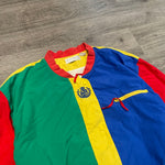 Vintage 90's Colour Block Windbreaker Jacket