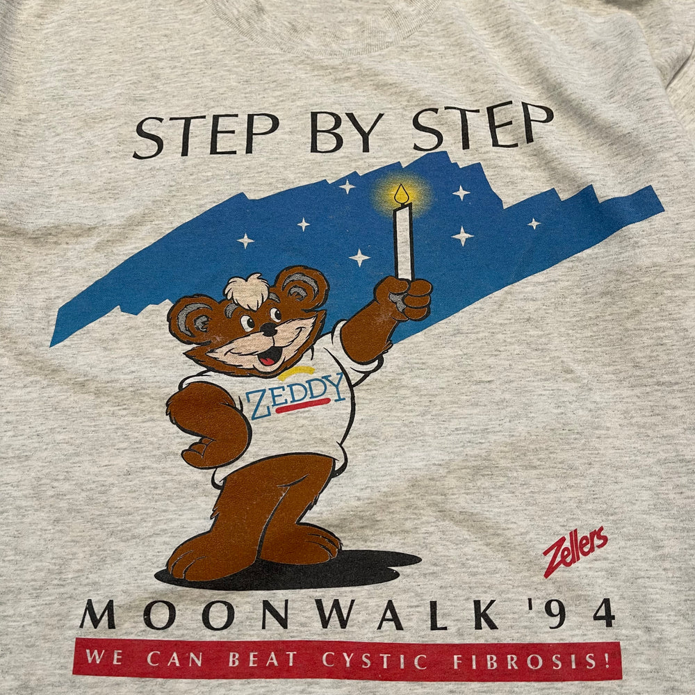 Vintage 1994 ZELLERS Canada Step By Step Moonwalk Tshirt