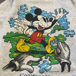 Vintage 90's DISNEY Mickey Mouse Puzzle Piece Graphic Sweatshirt