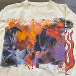 Vintage 1990 ZZ TOP Long Sleeve Band Tshirt