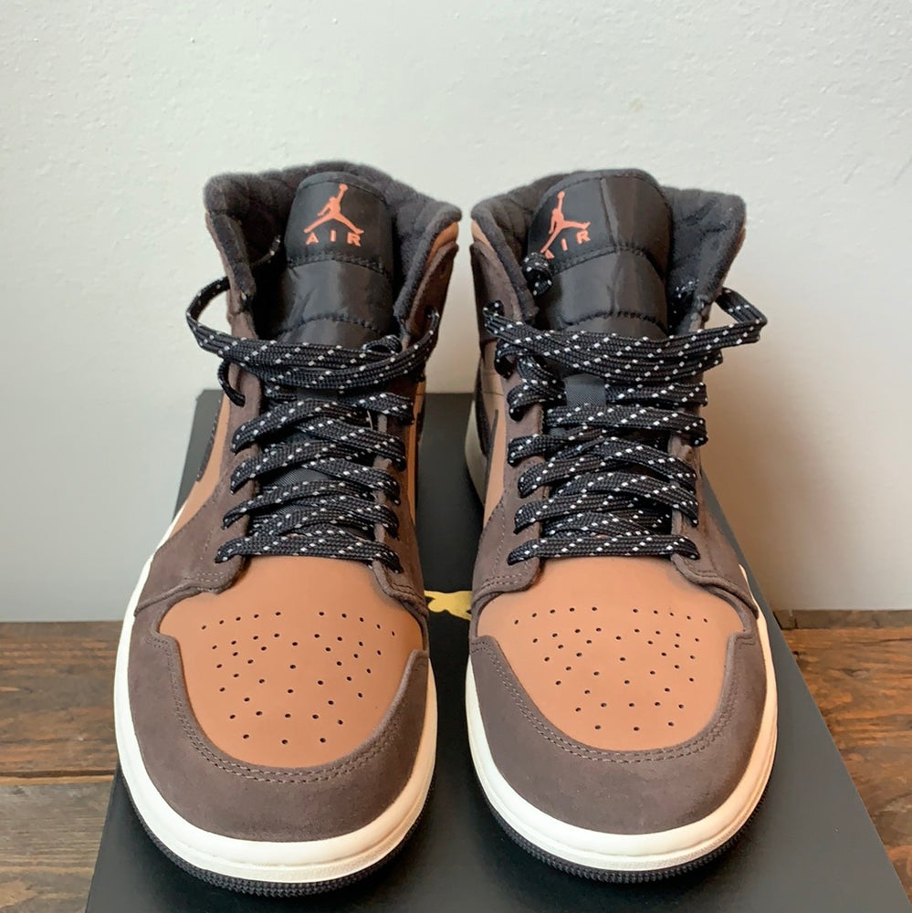 Air Jordan 1 Mid Chocolate Size 10.5 W/Box
