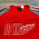 Vintage NHL Detroit RED WINGS Embroidered Fleece Sweater