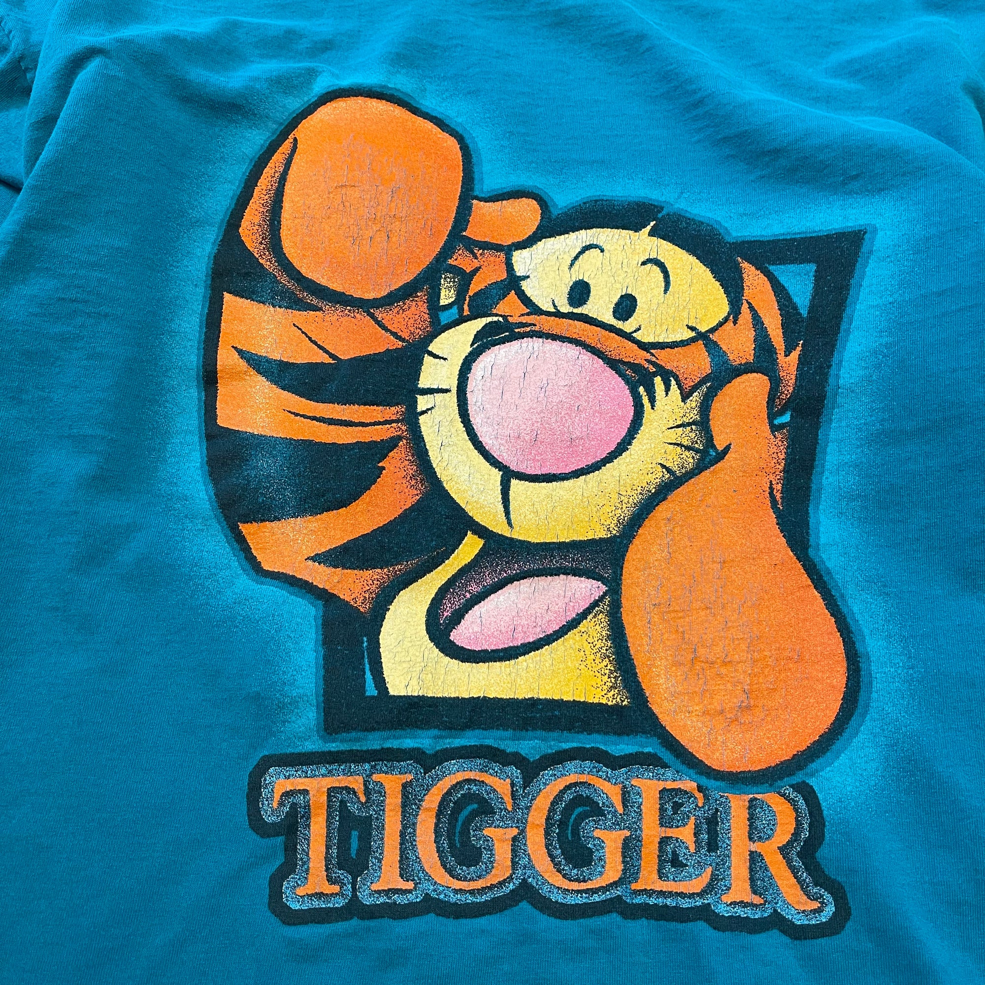 Vintage 90\'s DISNEY Winnie – Tshirt The Instincts POOH Vintage Tigger
