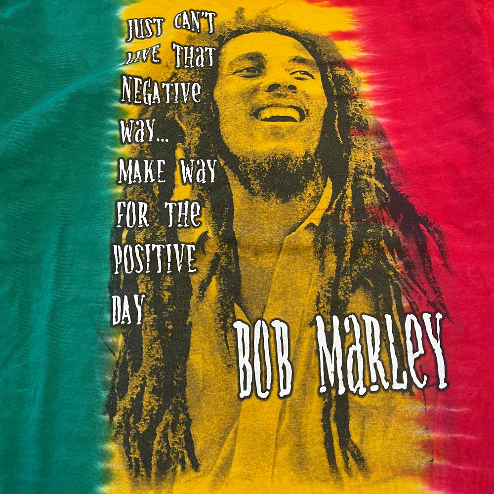 Vintage 1999 BOB MARLEY Tie Dye Band Tshirt