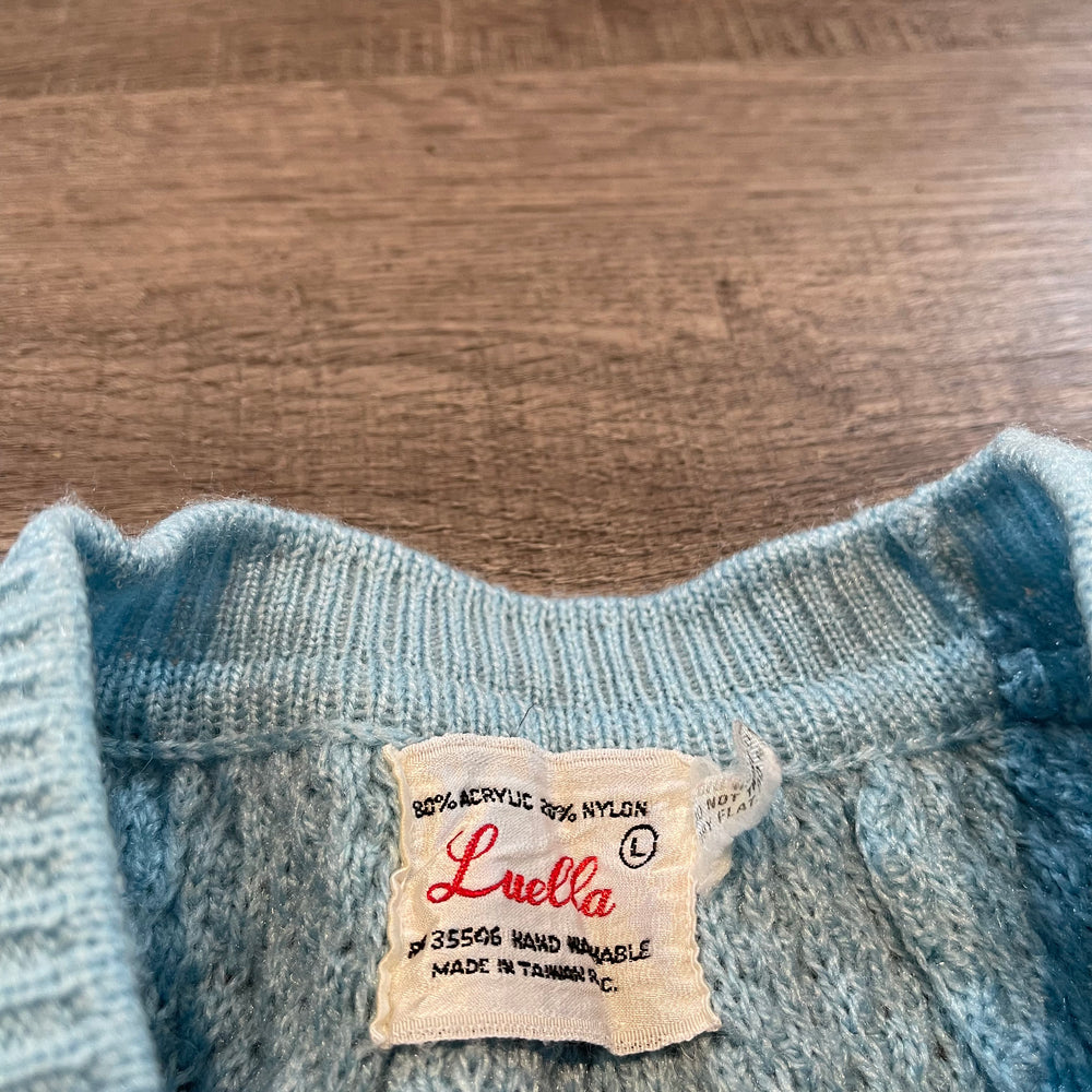 Vintage 1980's PASTEL Knit Sweater