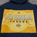 Vintage NBA Los Angeles LAKERS Adidas REWORK Hoodie Sweatshirt