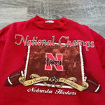 Vintage 1995 University of NEBRASKA National Champs Varsity Sweatshirt
