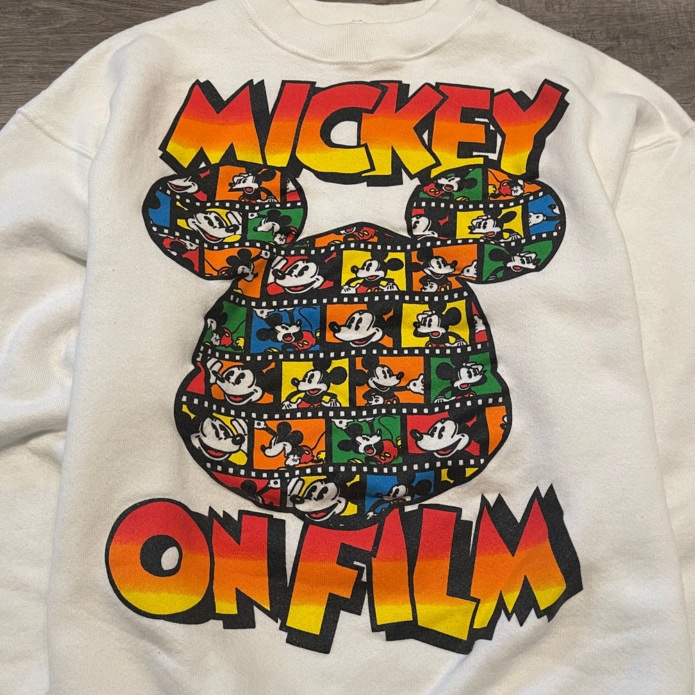 Rare Vintage 90's DISNEY "Mickey On Film" Sweatshirt