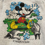 Vintage 90's DISNEY Mickey Mouse Puzzle Piece Sweatshirt