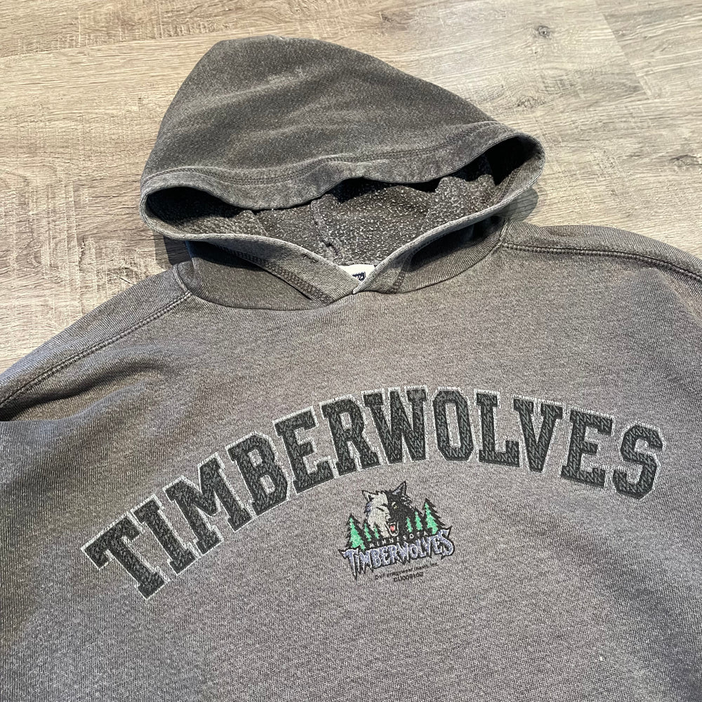 Vintage NBA Minnesota TIMBERWOLVES Hoodie Sweatshirt