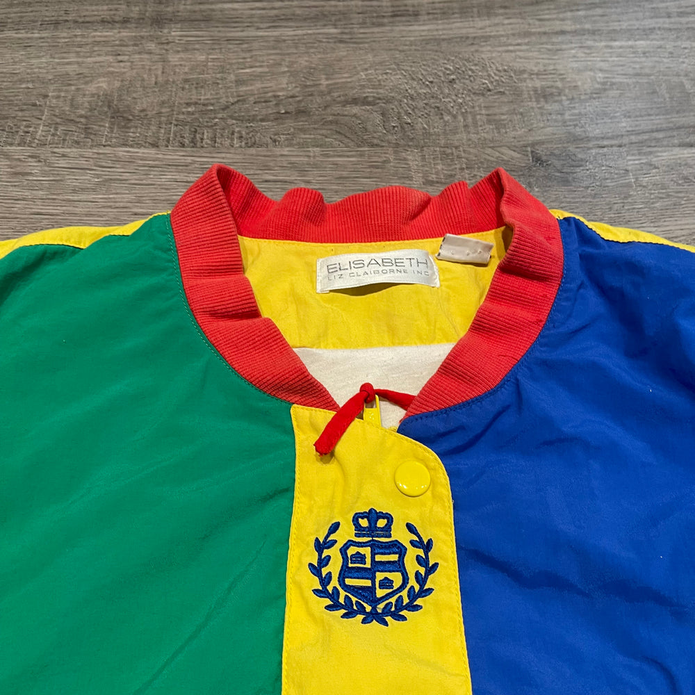 Vintage 90's Colour Block Windbreaker Jacket