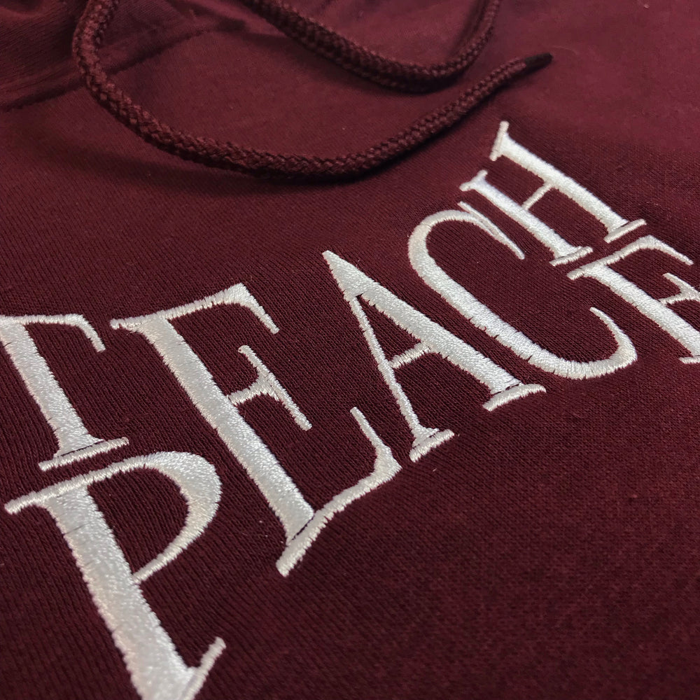VINSTINCTS Teach Peace Hoodie Sweatshirt